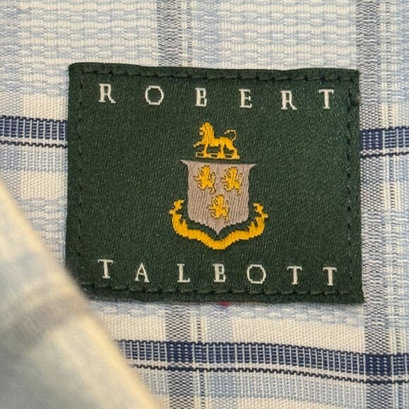 Robert Talbott XL Blue Check Dress Shirt Bundle and Save - Picture 5 of 8
